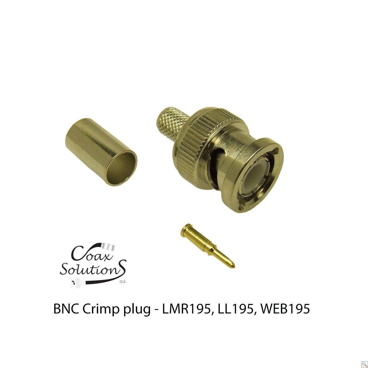 BNC Crimp plug LMR195 