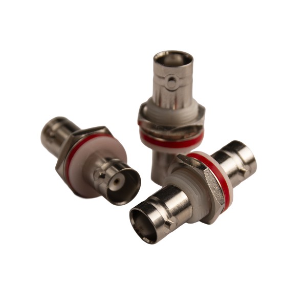 BNC Panel Jack to Jack Adapters - 50 Ohm
