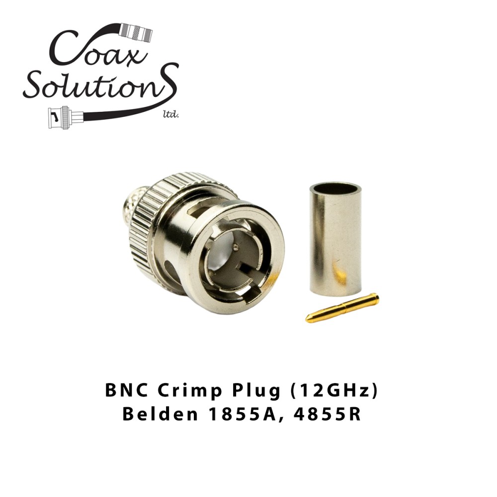 Precision BNC Plug Belden 1855A, 4855R