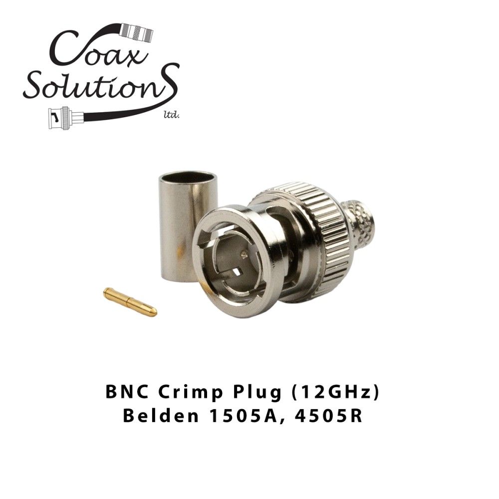 Precision BNC Plug Belden 1505A, 4505R