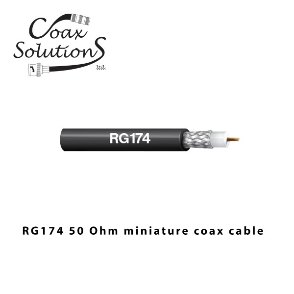 Coax Cable 50 Ohm RG174