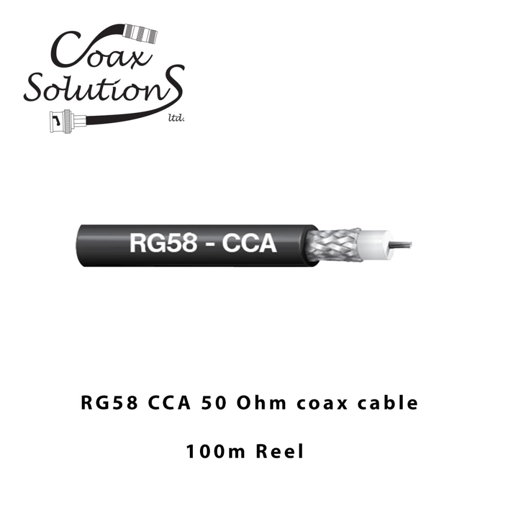 RG58 (TCCA Screen) - 100M Reel