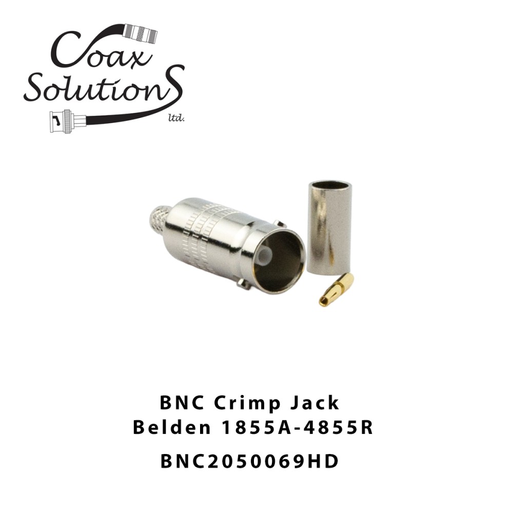 Precision 3G SDI BNC Jack - Belden 1855A