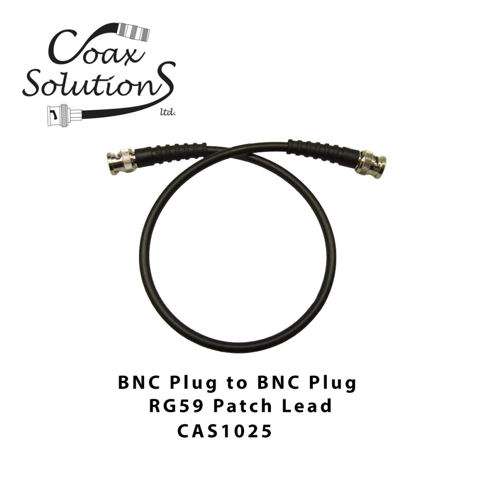 BNC Plug to BNC Plug RG59 patch lead