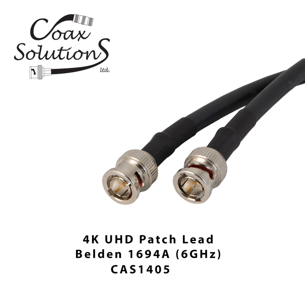 4K UHD Patch lead-Belden 1694A