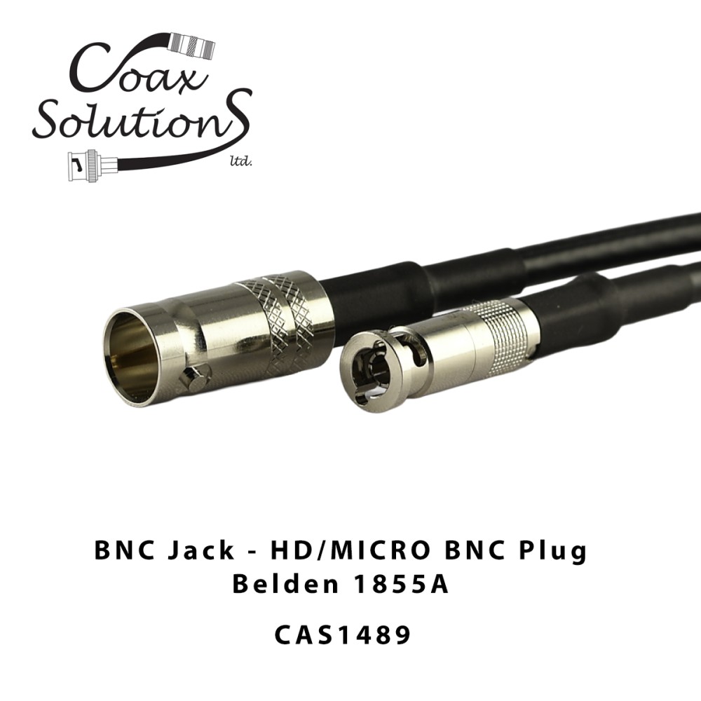 Micro BNC to HD-SDI BNC Jack Patch lead