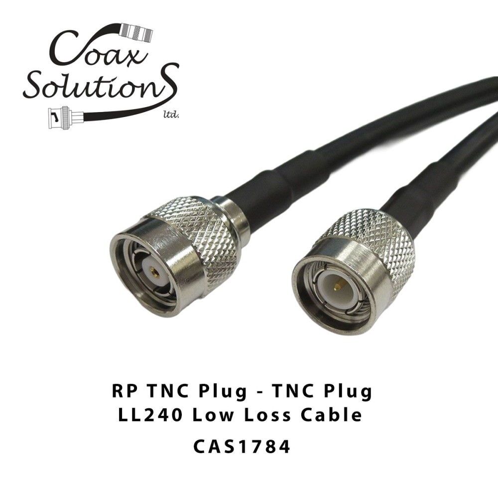 LL240 Cable Assembly TNC Reverse Polarity Plug - TNC Plug