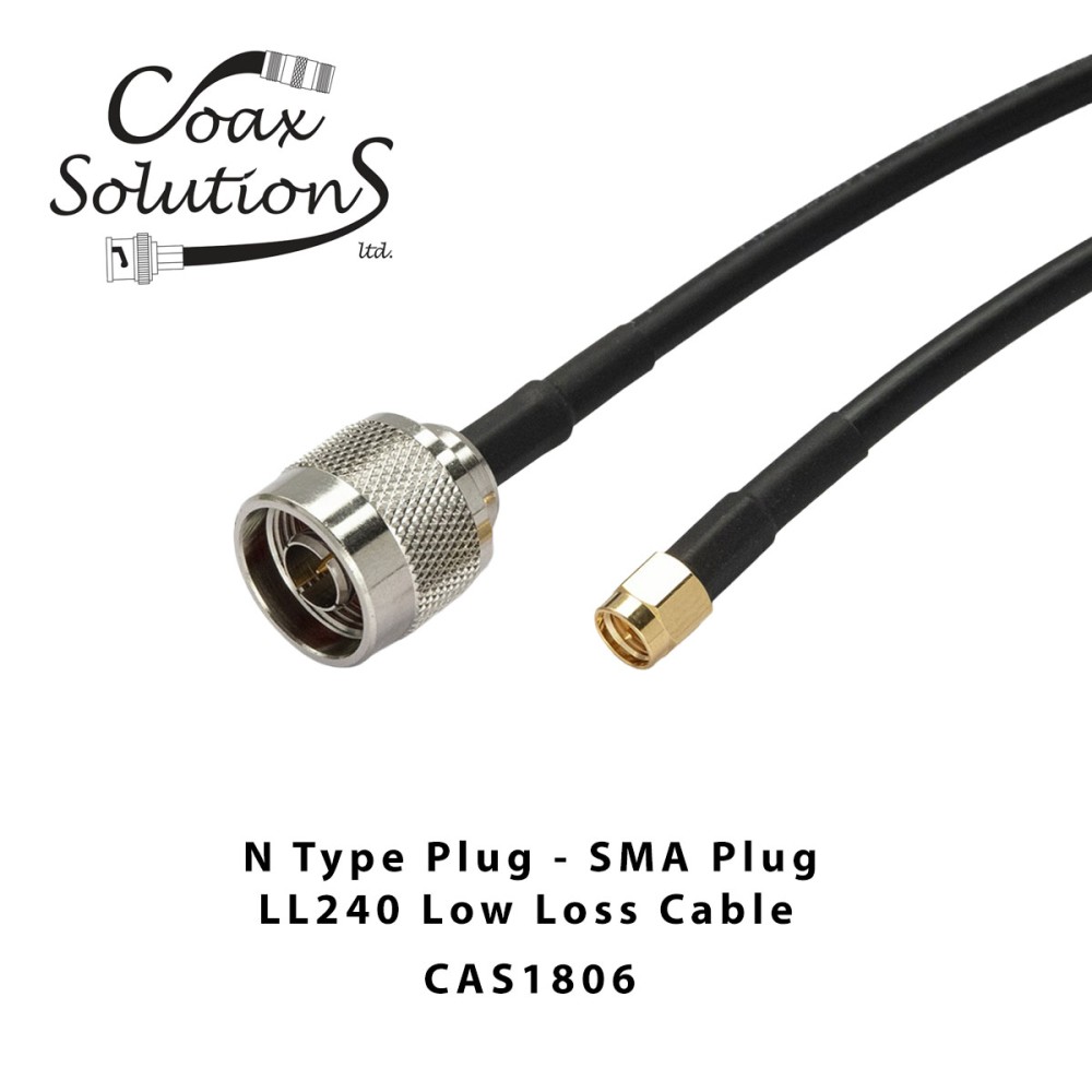 LL240 Cable Assembly N Plug to SMA Plug