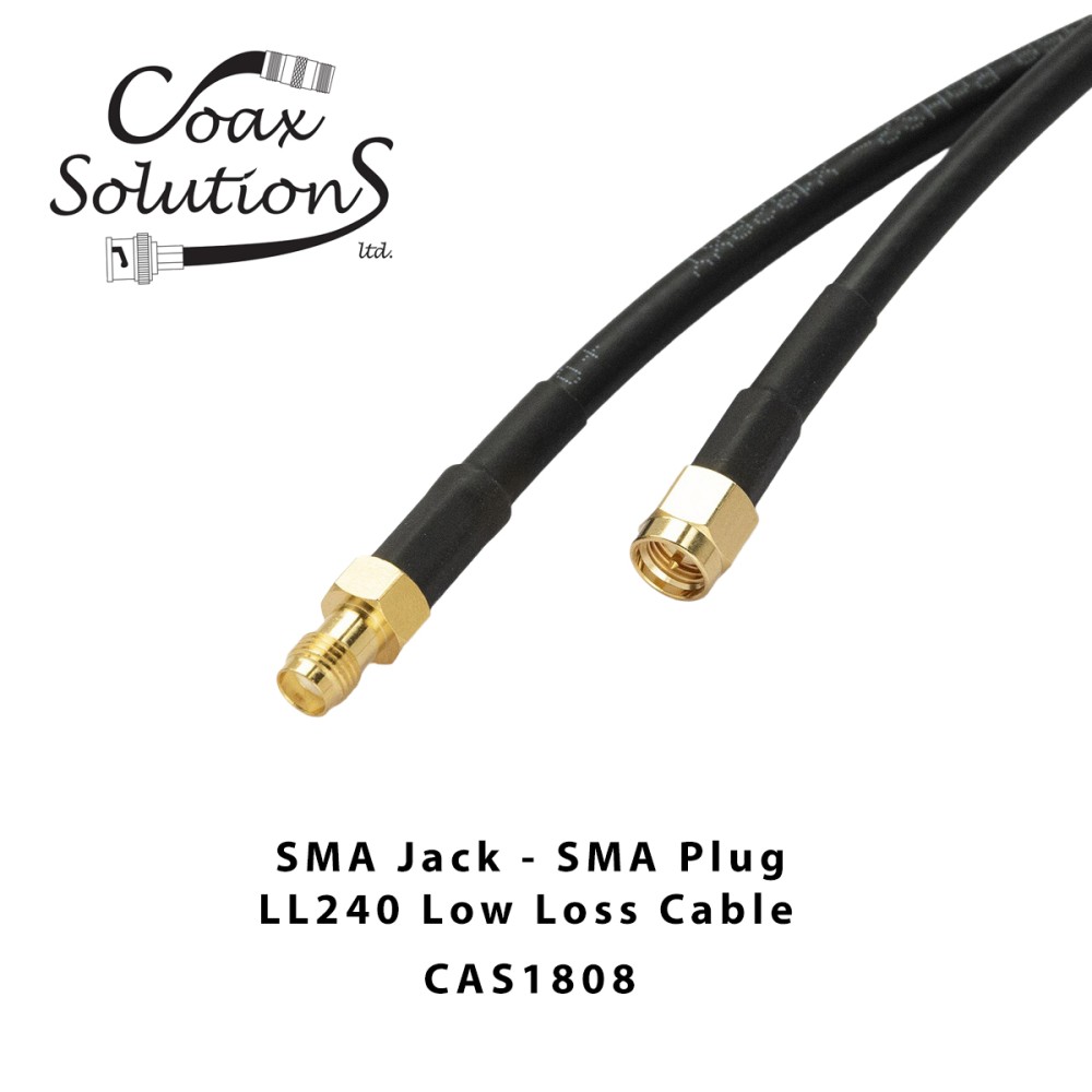 LL240 Cable Assembly SMA Plug to SMA Jack 