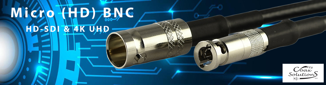 Micro BNC (HD BNC) adapter leads