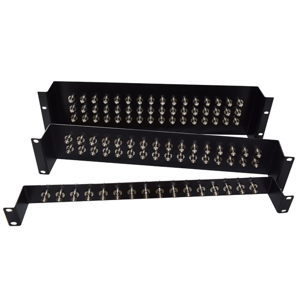 BNC Recessed Patch Panels - Loaded