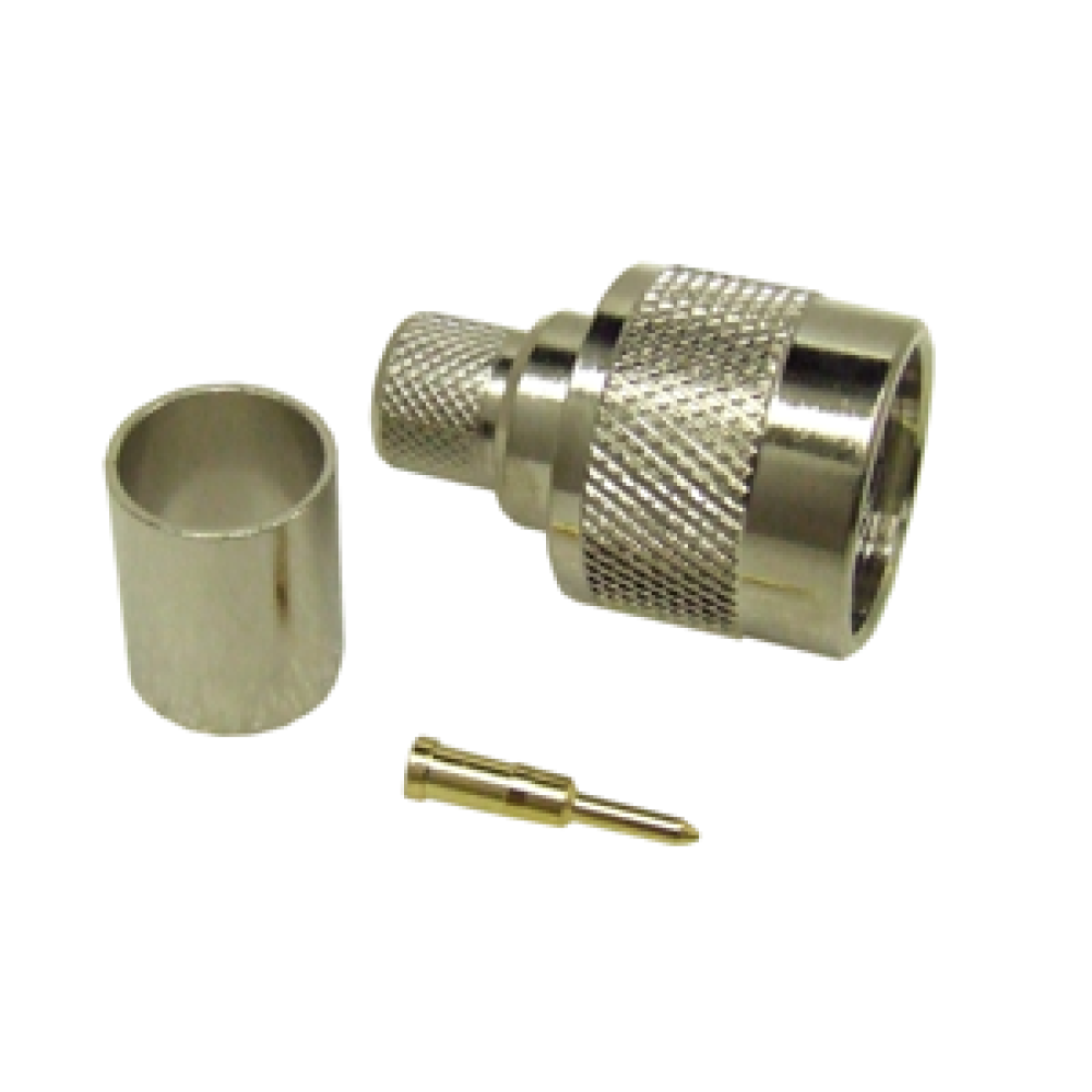 N Type crimp plug RG214