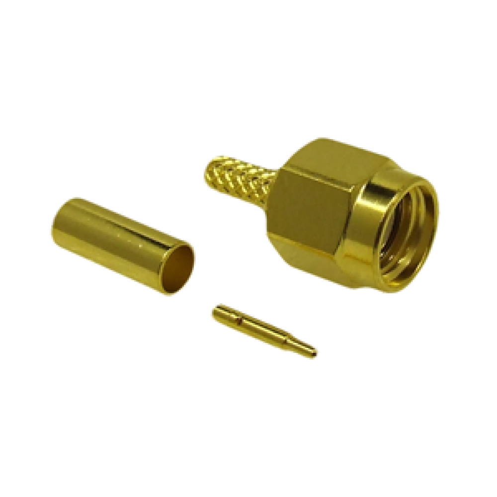 SMA Crimp plug RG174, RG316, RG188