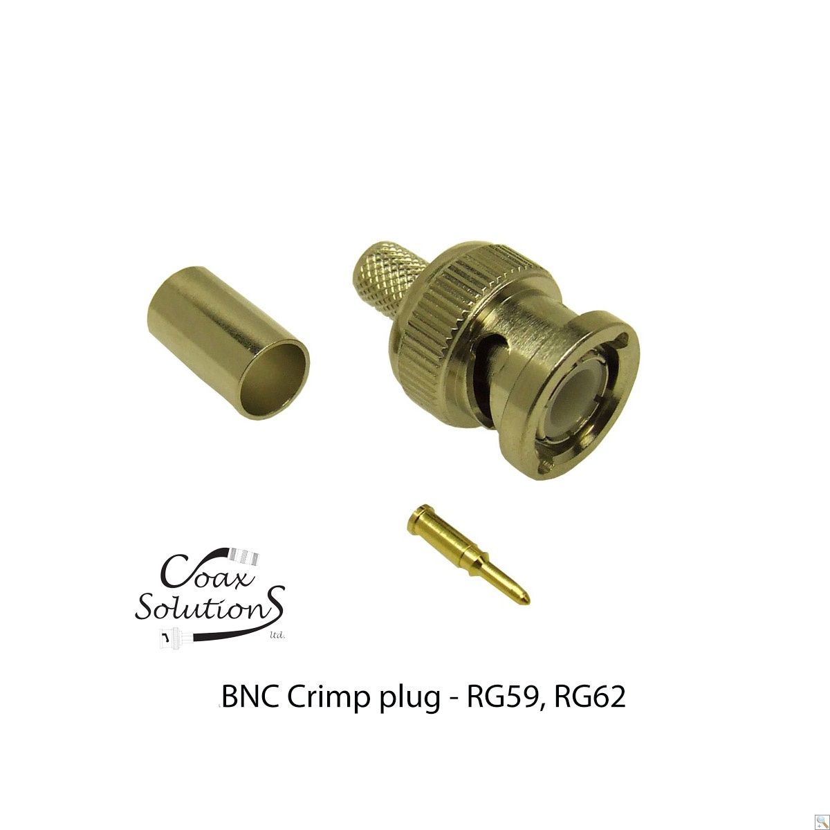 BNC Crimp plug RG59 