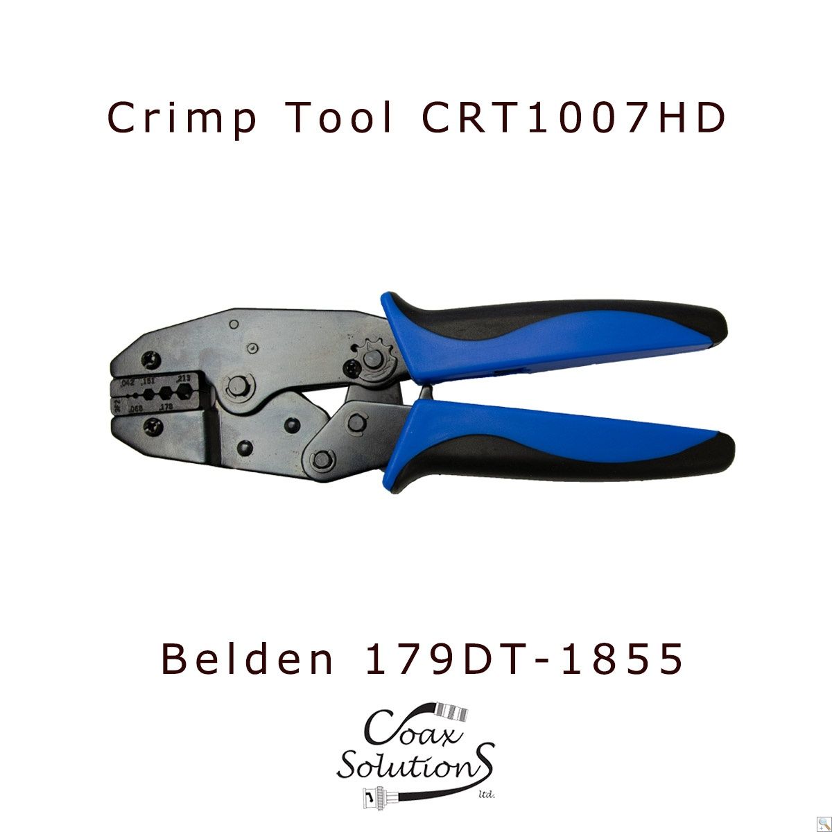 HD-SDI Crimp Tool - Belden 179DT & Belden 1855