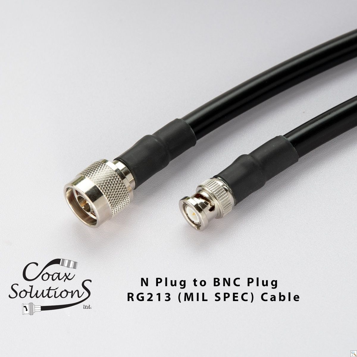 BNC Plug to N Plug RG213(Mil)Patch lead