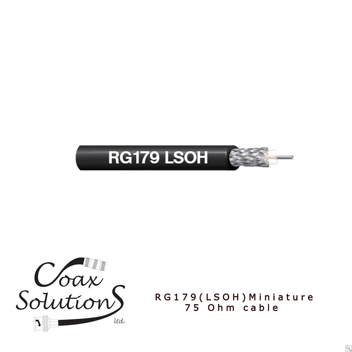 RG179 (LSOH) - Cut lengths