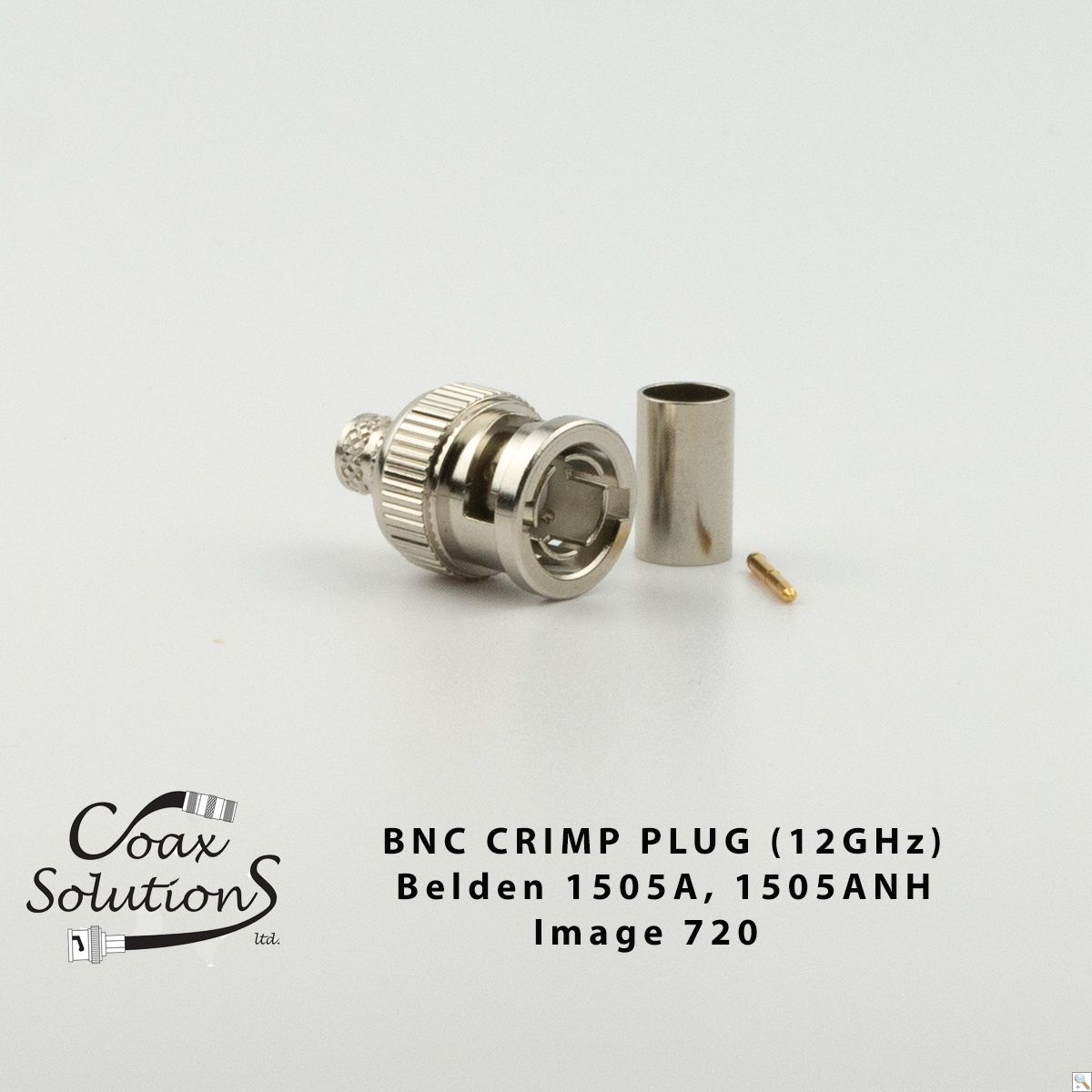 Precision BNC Plug Belden 1505A, 1505F,1505ANH, Image 720, HD720