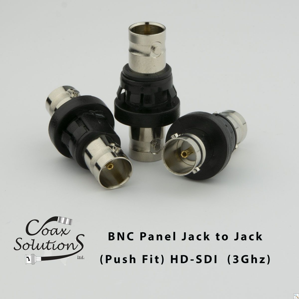 BNC Jack to Jack Adapter - HD-SDI-Insulated (Push Fit)