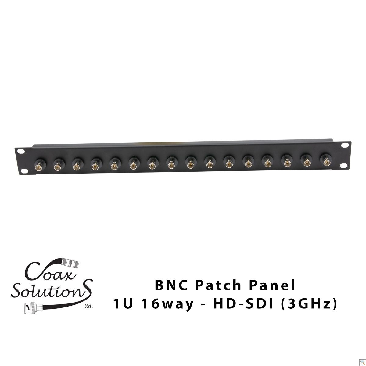 BNC Patch Panel-1U 16 port-HD-SDI BNC