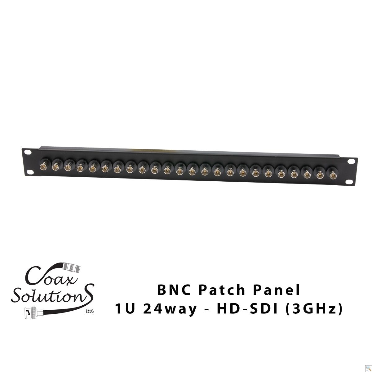 BNC Patch Panel-1U 24 port-HD-SDI BNC